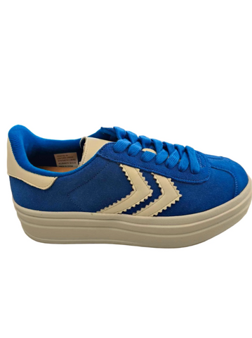 ALFIE & EVIE (LN) "Ignite" leather sneakers - Electric blue! 38