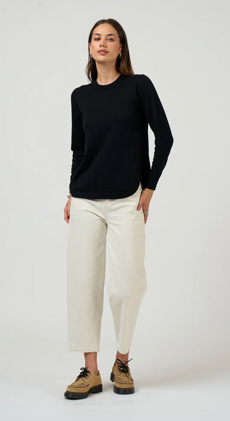 MADLY SWEETLY (LN) Tetris barrel  twill pant - Vanilla! 16
