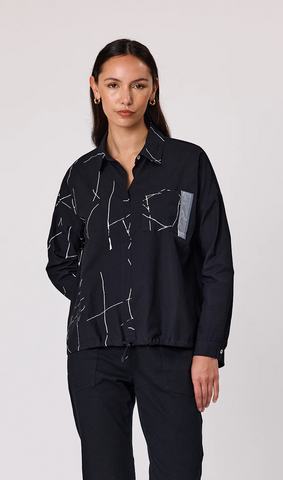 DUO - Moxie tie hem shirt! 8-12