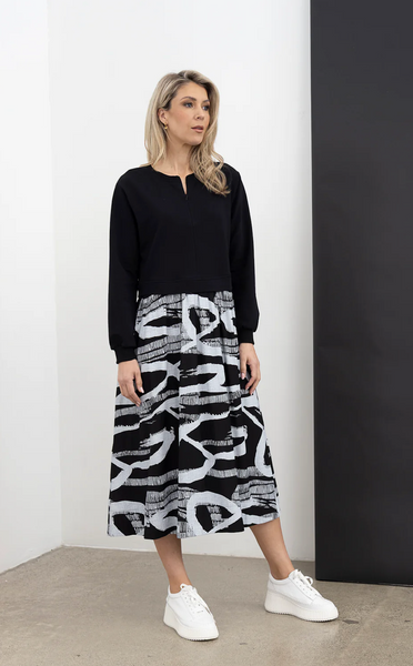 X LAB (LN) NZ - Conscious dress - Ivory print! 12-14