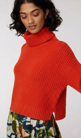 GORMAN - Chunky merino roll neck sweater! 12-14
