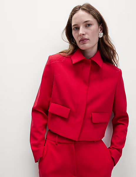 M&S - Collared short tailored jacket! 14