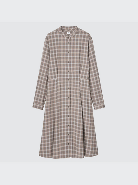 UNIQLO - Soft flannel flare shirt dress! 16