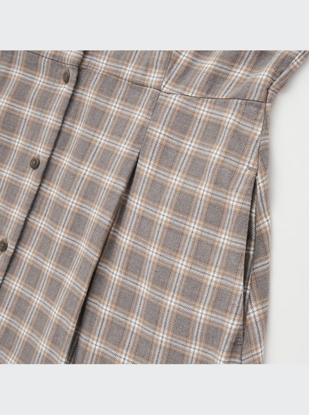 UNIQLO - Soft flannel flare shirt dress! 16