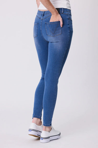 SCULPT - Indigo skinny jeans! 6-8