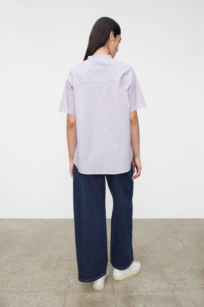 KOWTOW - Lilac stripe Lucie s/s shirt! 12