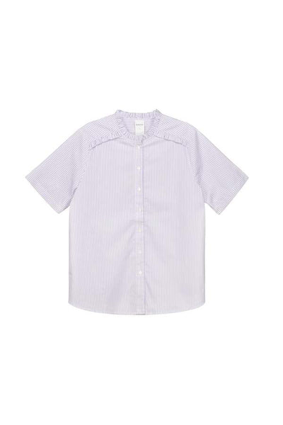 KOWTOW - Lilac stripe Lucie s/s shirt! 12