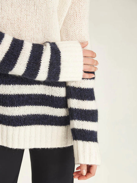SILLS (LN) Aspen Mohair + wool stripe sweater! 14