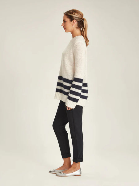 SILLS (LN) Aspen Mohair + wool stripe sweater! 14