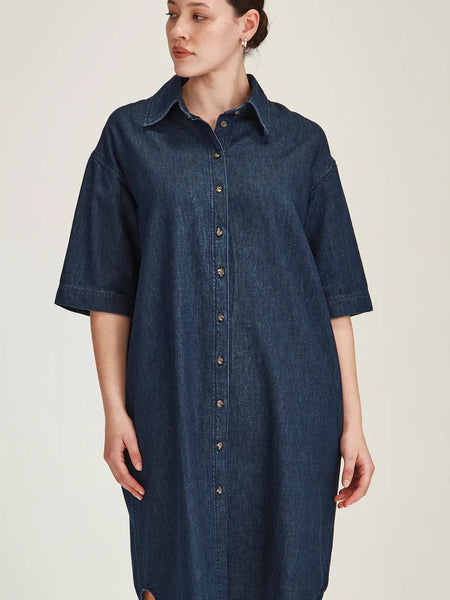 SILLS (LN) Alexa denim shirt dress! 14