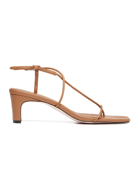 NELSON MADE (LN) "Juliette" midi leather heels! 37