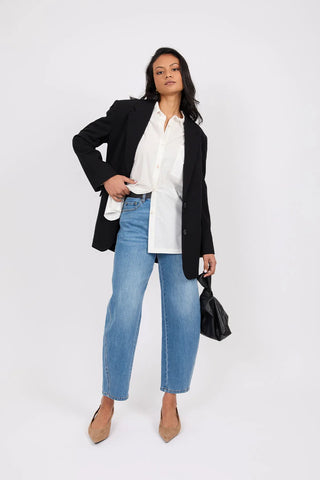 MARLOW - Organic cotton barrel leg jean! 12