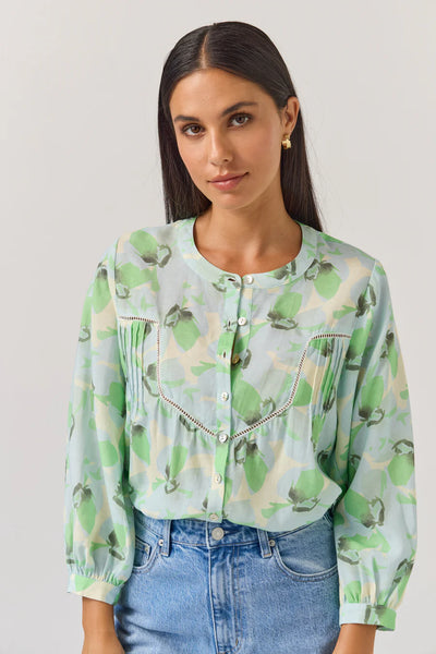 TUESDAY (LN) Saint top linen blend - Ocean Emerald! 14