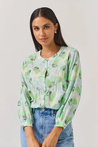 TUESDAY (LN) Saint top linen blend - Ocean Emerald! 14