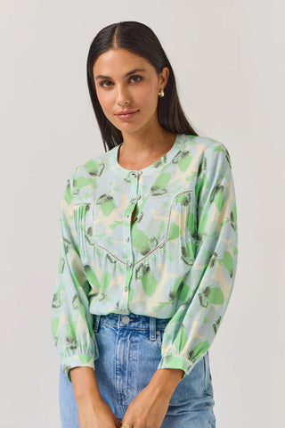 TUESDAY (LN) Saint top linen blend - Ocean Emerald! 14