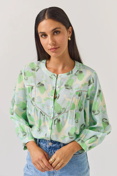 TUESDAY (LN) Saint top linen blend - Ocean Emerald! 14