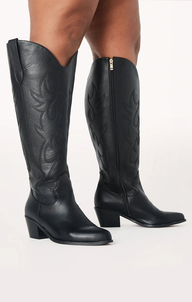 BILLINI - Curve - Urson wide calf cowboy leather boots! 9W