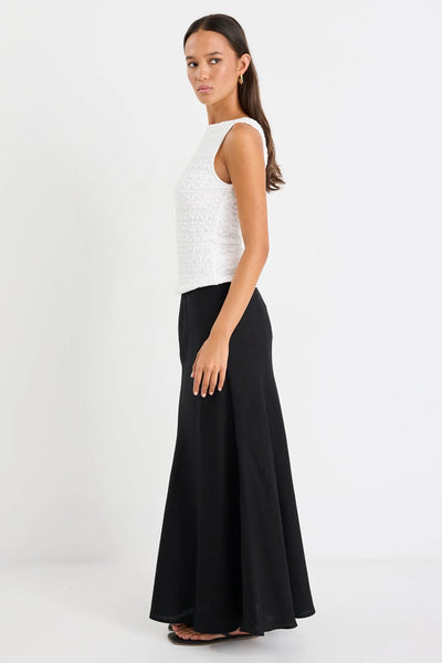 RE:UNION "Lagos" Linen blend maxi skirt! 12