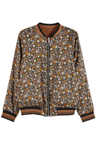 SCOTCH & SODA (LN) Reversible 70's floral bomber jacket! 10