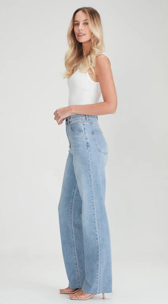 WILDPAIR (JUNKFOOD) High rise wide leg Camden jean! 14