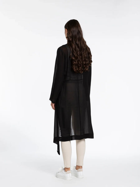 LAB (NZ) Arctic whisper viscose sheer jacket! 12