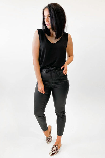 WAKEE - Alex tie front coated jeans! 12