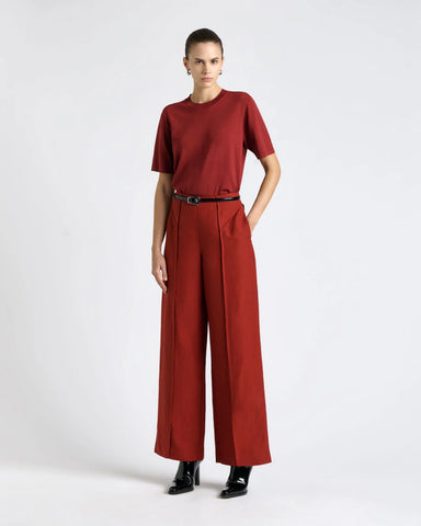 CUE - Rust knitted tee! 12-14