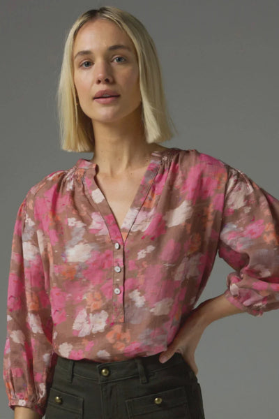 ZOE KRATZMANN - Ramie Stage top - Blush blur! 12-14