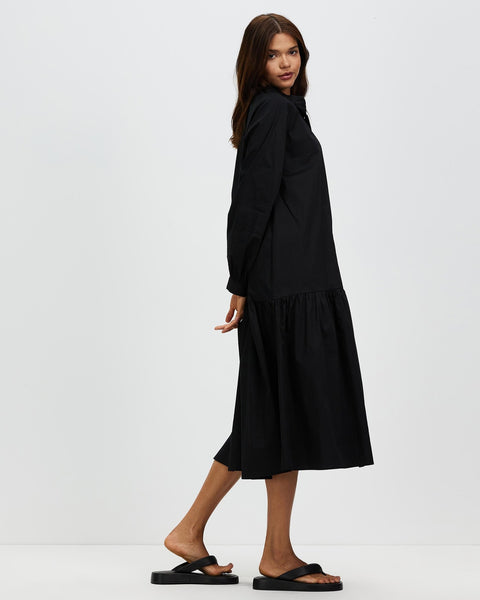 AERE - Organic cotton poplin shirt dress! 10-12