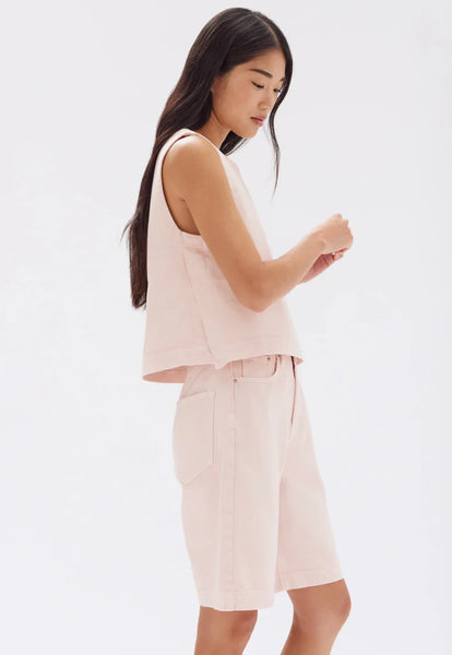 ASSEMBLY LABEL (LN) Relaxed denim shorts - Pomelo! 26/8