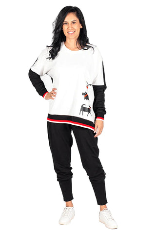 JELLICOE - Circle screen print pant! 10