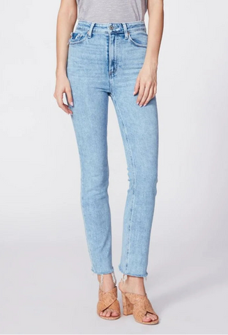 PAIGE "High rise Cindy" straight leg jean! 14