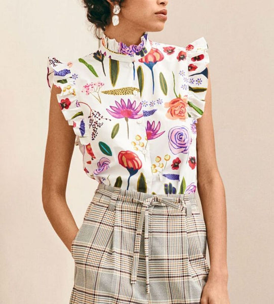 BAUM UND PFERDGARDEN "Medora floral" Blouse! 12