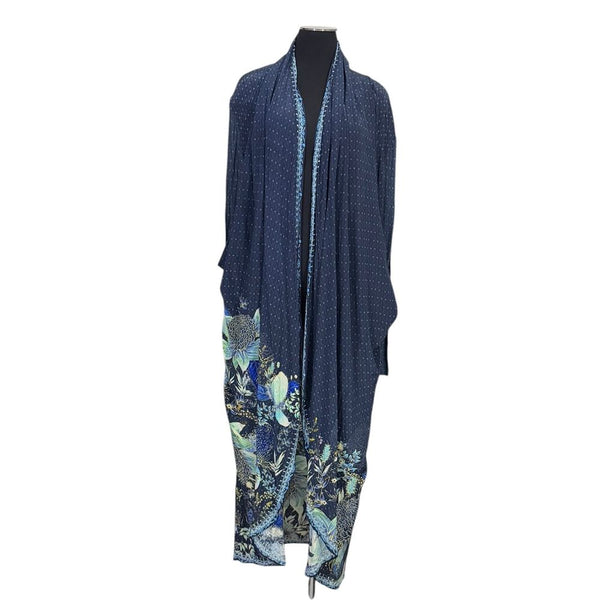 CAMILLA - Embellished silk + wool blend duster! 10-14