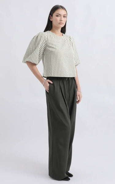 PAGANI (BN) "Voile" puff sleeve top! 12