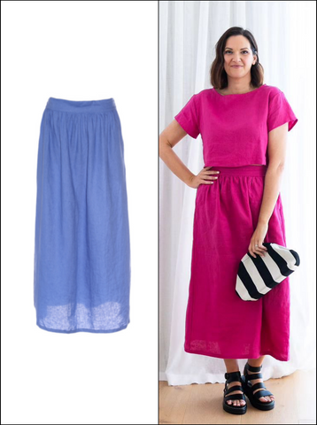 HARRÏE & SAM (LN) Linen Matilda skirt! 14