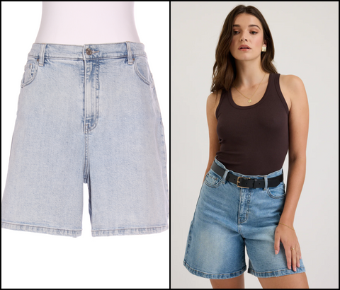 MAX - Ultimate denim A line shorts - Light blue! 16