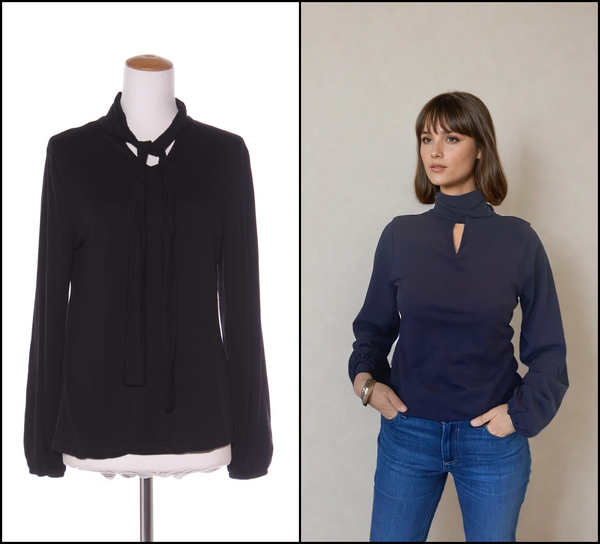 LOVE & GLORY (NZ) Uppsala merino top - Black! 12