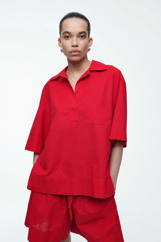 COS - Cotton/linen resort s/s shirt! 14-16