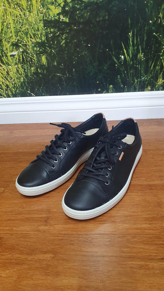 ECCO (LN) Soft 7 leather sneakers - Black! 40