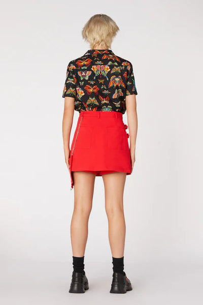 DANGERFIELD (LN) Punk Morpho drill skort! 14