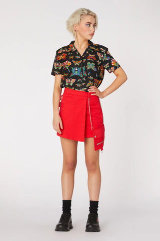 DANGERFIELD (LN) Punk Morpho drill skort! 14