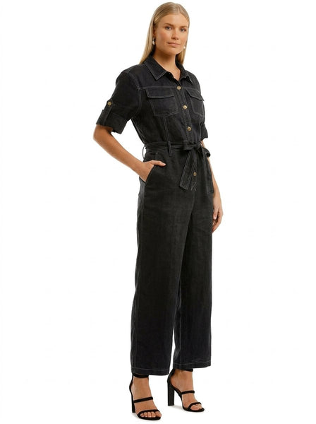 GORMAN "Sahara" ramie belted jumpsuit! 8