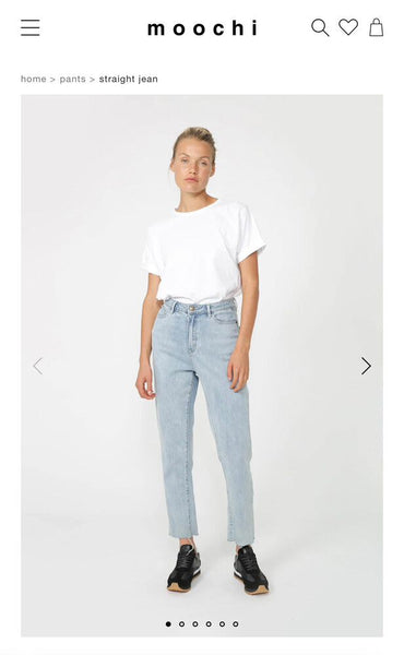MOOCHI - Straight jeans - light blue! 12