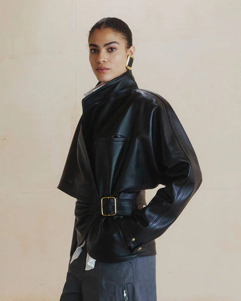 DARKPARK (LN) ITA - Cindy nappa leather contour jacket! 10-12