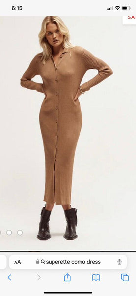 SUPERETTE (BN) Como rib knit maxi dress! 12