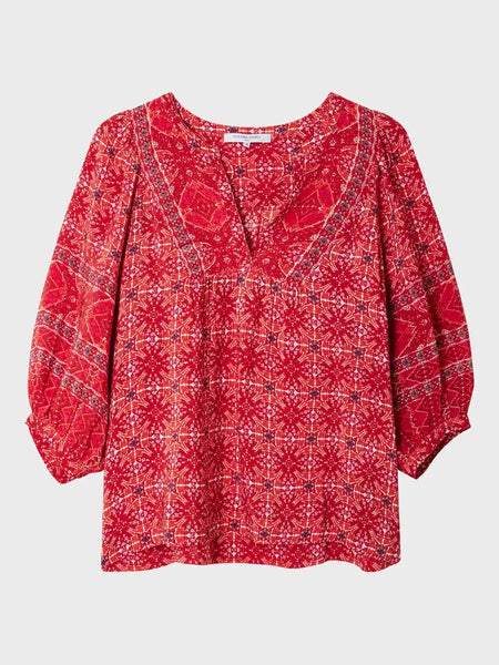 GERARD DAREL Paris - Silky viscose billow sleeve blouse! 12