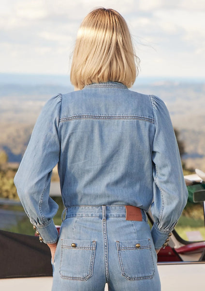 ZOE KRATZMANN (LN) Hanker top - Denim! 10-12