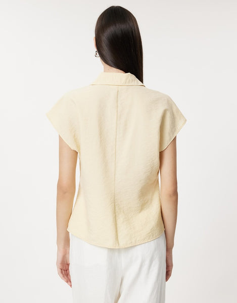 ASSEMBLY LABEL - Heather s/s silk shirt - Pannacotta! 14