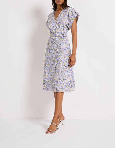MARCS (LN) Ditsy floral wrap dress + pockets! 14